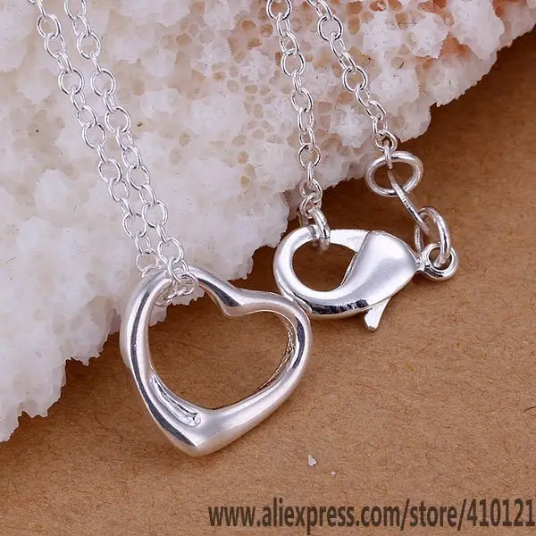 P078_2 Lucky Charm Silver Color Pendants For Women Jewelry Necklace Girl Lady Accessories Fashion Pendant Little Love /fkh | Украшения и