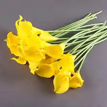  10 Pcs/lot  Real Touch Lily Calla  Artificial Flower Bouquets Home Wedding Bridal Decor Decorative Flowers & Wreaths 7 Colors 