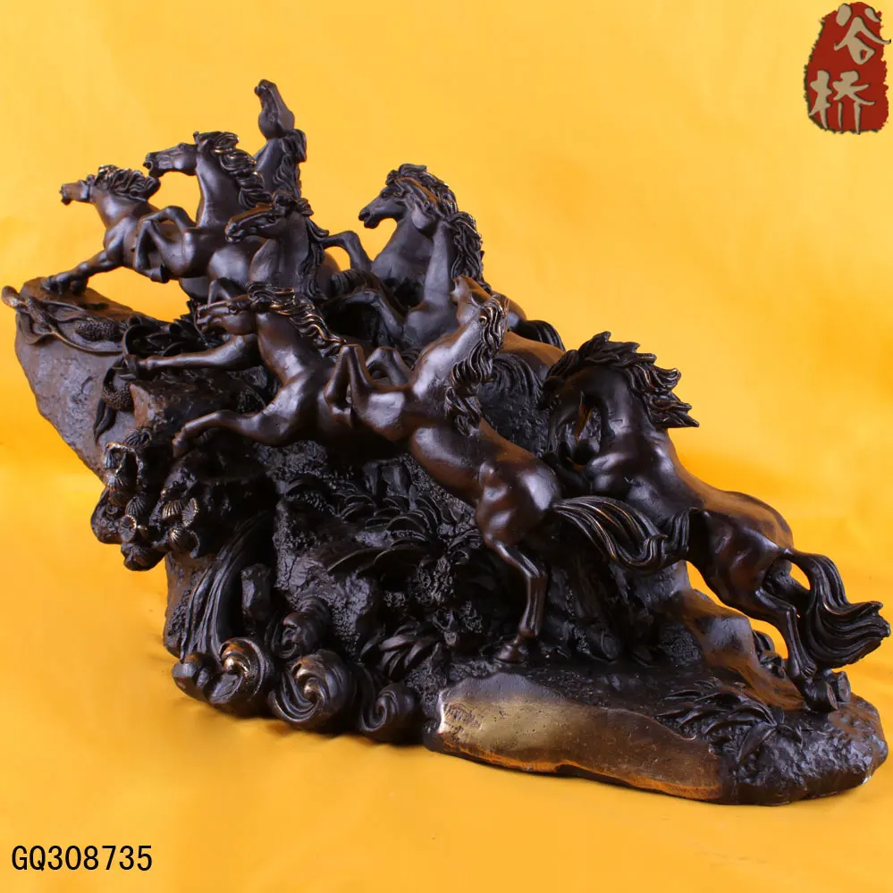 

Horse galloping horse copper decoration