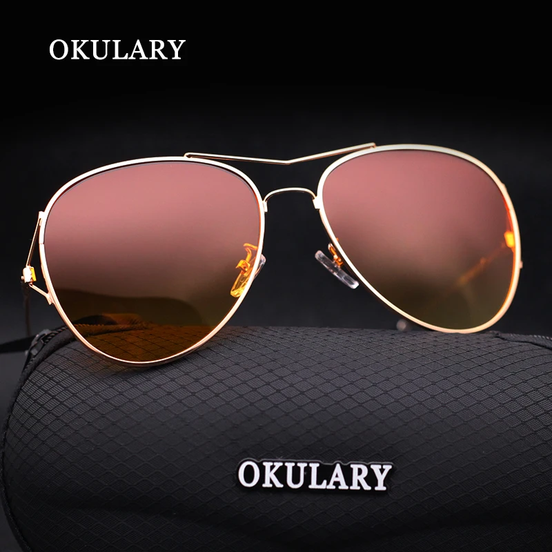 

2019 new polarized metal sunglasses for men and women fashion color film for day and night sunglasses