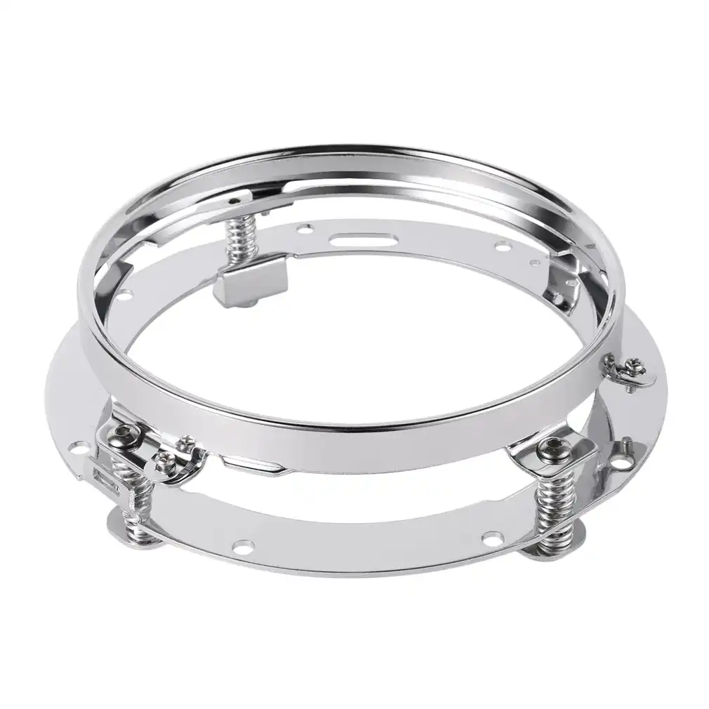 Chrome 7 Inch Round LED Headlight