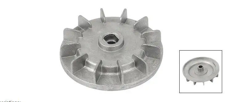 

1pc Motor 7mm Inner Dia Aluminum 12 Impeller Fan Vane Wheel for Makita 4510