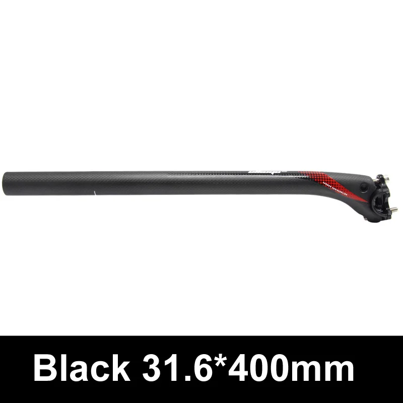 31.6X400mm Ullicyc укрепить издание MTB велосипед или дорожный велосипед полностью углеродный руль для велосипеда седлодержателях Запчасти 27,2/30,8/31,6 мм* 350/400 мм - Цвет: 31.6X400mm