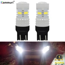 Kammuri никакой ошибки T20 W21/5 Вт 7443 SRCK светодио дный лампы для Lada Kalina Granta DRL дневные Бег огни резервного копирования лампа 1260Lm белый 6000 К