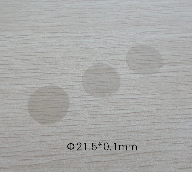 10 шт. натуральный прозрачный лист слюды с диаметром 15/21. 5*0,1 мм высокотемпературный и изоляционный круговой