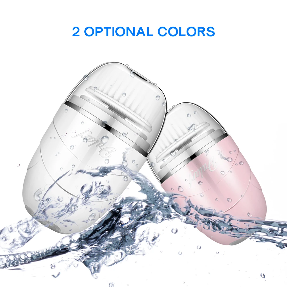 

Gustala 3 In 1 Face Cleansing Brush Blackhead Face Skin Care Beauty Brush Instrument Electric Brush For Face Cleaning BLK-E001