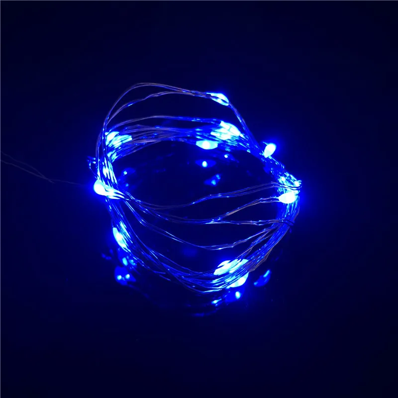 Guirxiété lumineuse LED USB étanche, fil de cuivre, lumières dégradées extérieures de vacances, décoration de fête de Noël et de mariage, 2m