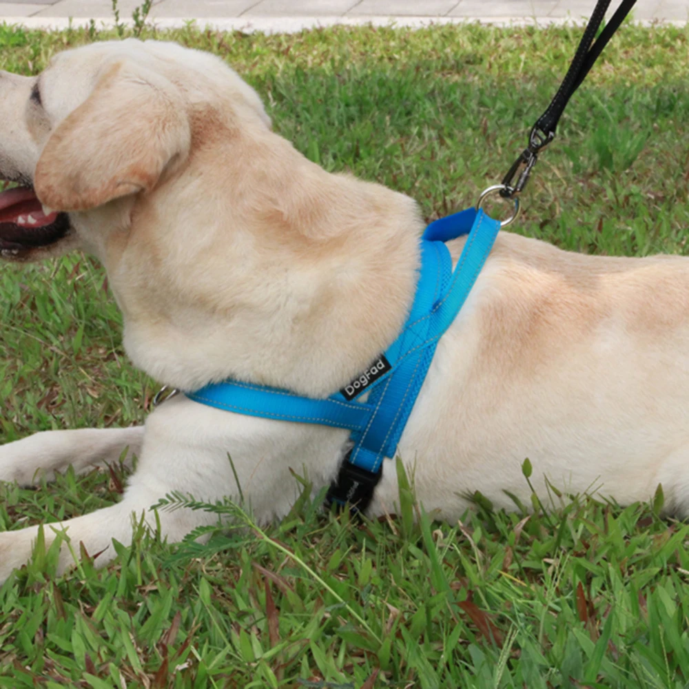 

Dog Harness Easy On and Off Adjustable Medium Harness Large Dogs Reflective No Pull Training Vest for Pet Dogs Walking Harness