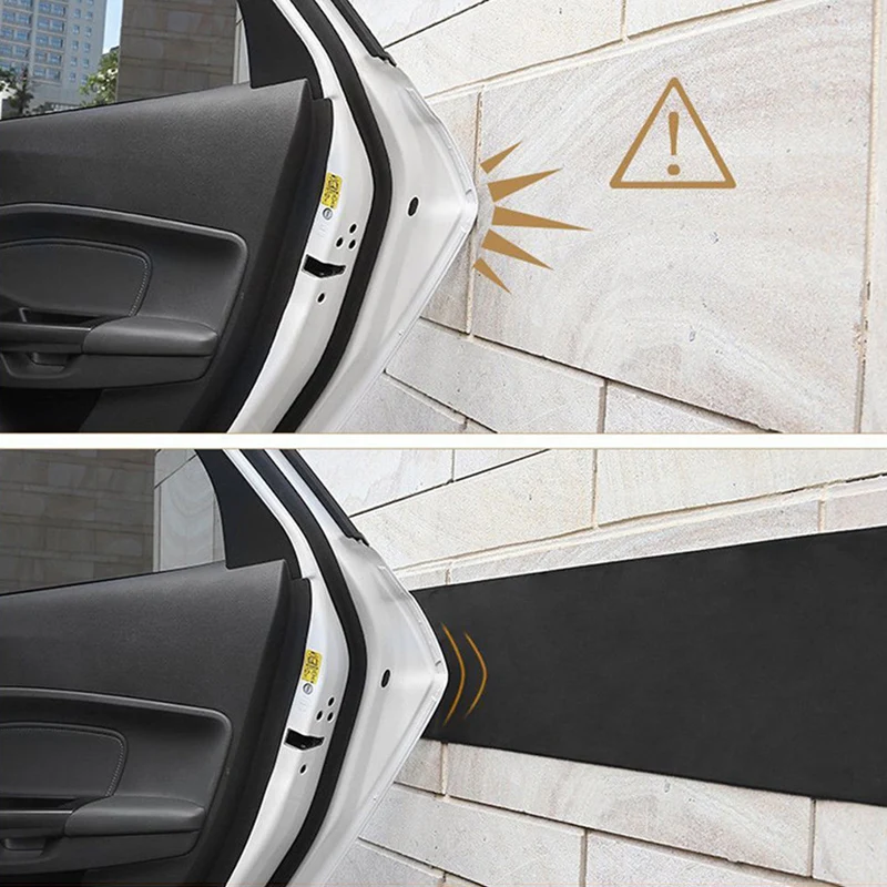 

1pc Sealing Strips Garage Car Wall Door Protector Rubber 100x20cm Guard Bumper Safety EVA Styling Mouldings Accessories