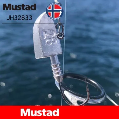 Mustad Рыбалка Крючки JH32833 свинцовая головка крючок Высокоуглеродистая сталь джиг рыболовные снасти Pesca Мягкая приманка держатель Pesca бас колючий бас