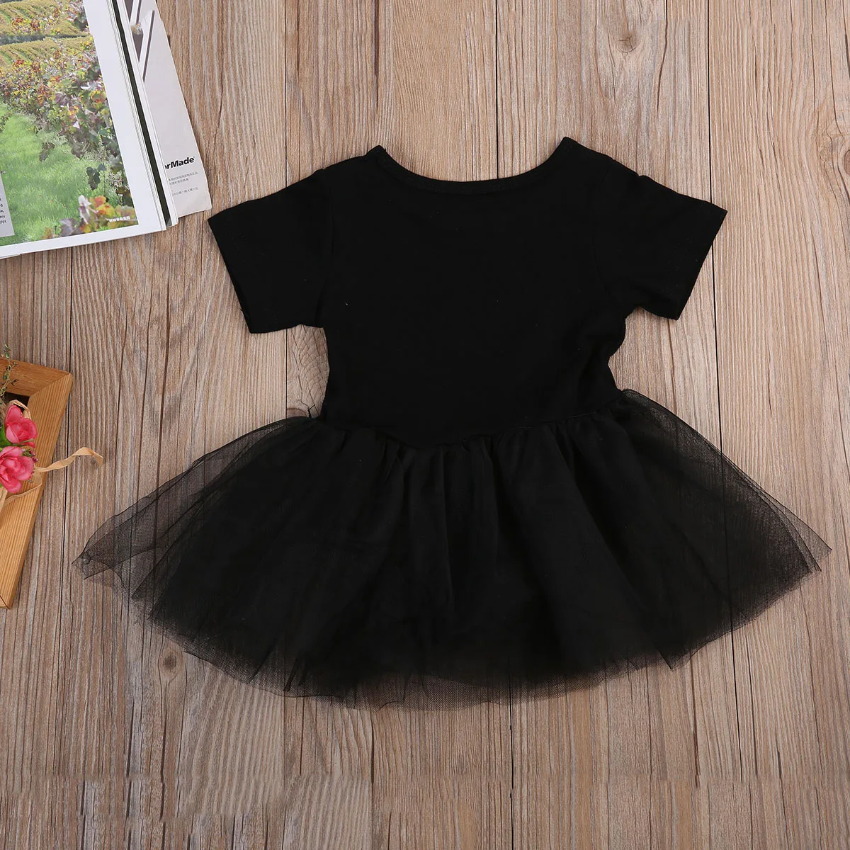 Pudcoco Infant Baby Girl Clothes Tulle Rock N Roll Letter Print