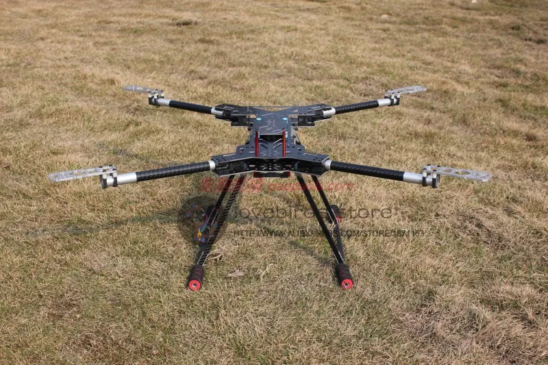 Складной Квадрокоптер DIY FPV Alien H4 790 мм рама из стекловолокна и алюминиевого