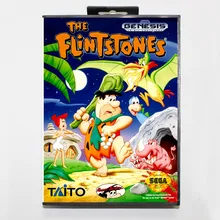 Flintstones 16 бит MD карта с розничной коробкой для Sega megadrive Видео игровой консоли системы