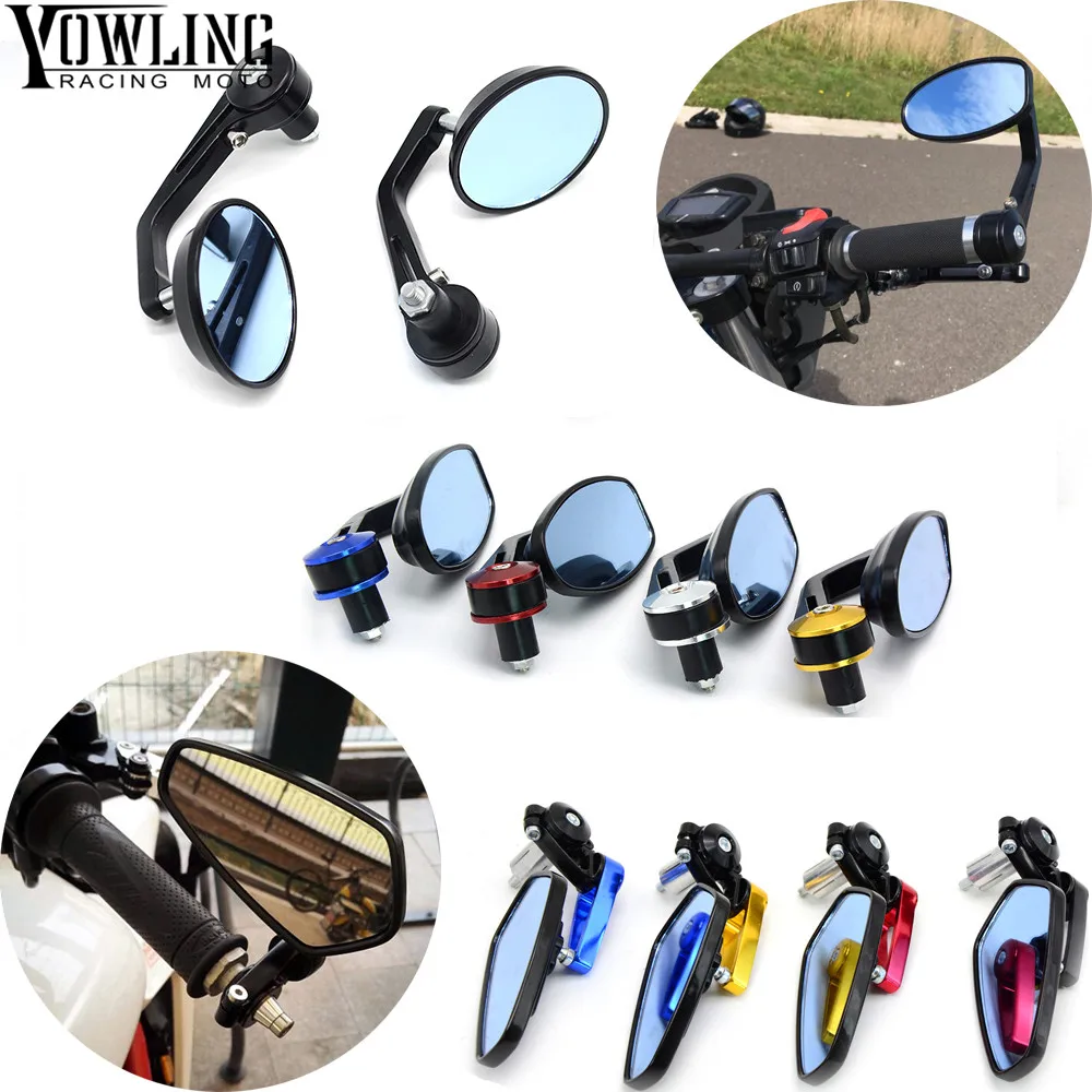 

Universal Motorcycle Mirror View Side Rear Mirror 22\24mm Handle bar For Kawasaki W800/SE Z1000 Z1000SX SX Tourer Z125 Z250