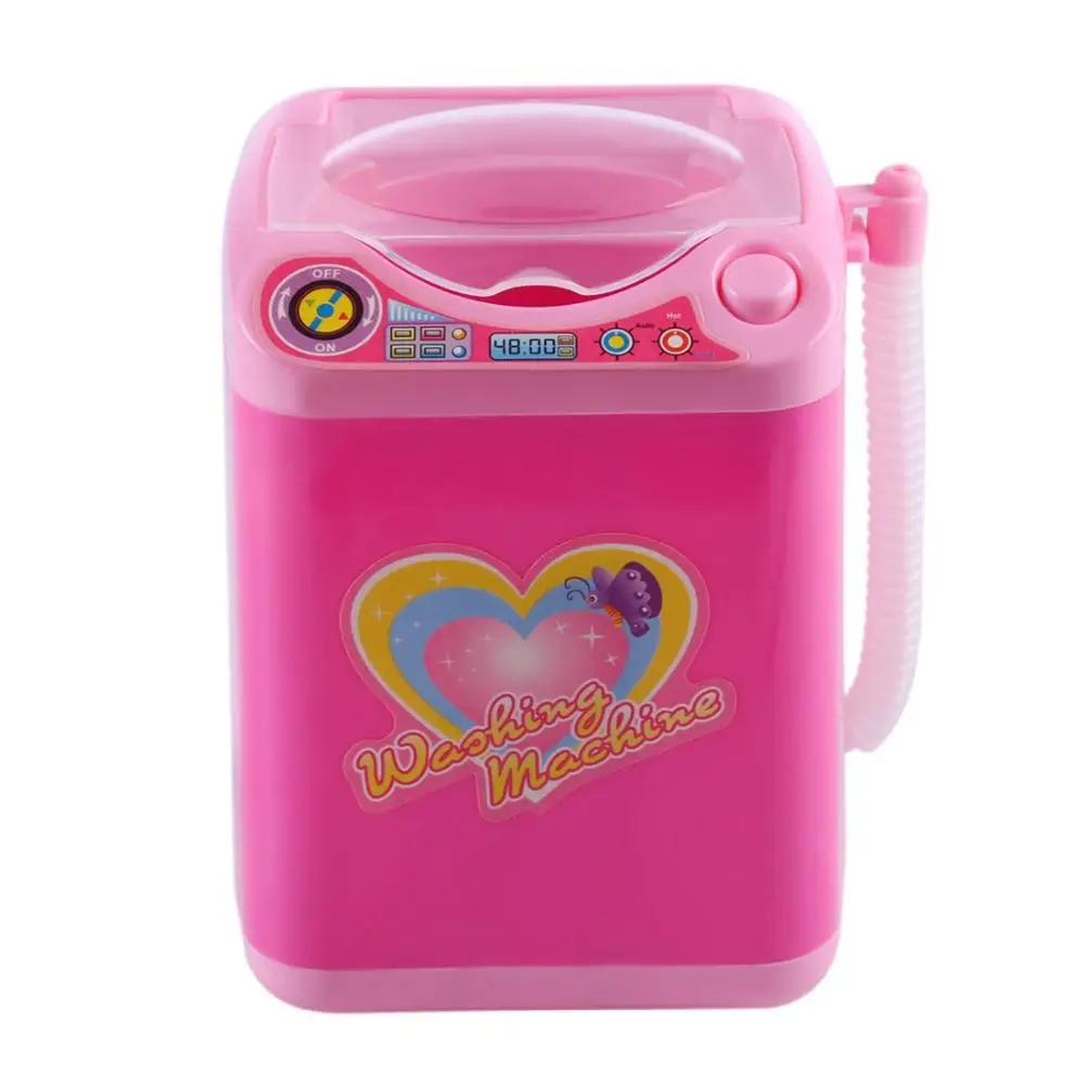 

7 Design Mini Educational Simulation Washing Machine Toys Kids Play House Pretend Toy children Furniture Toy Children's Day Gift