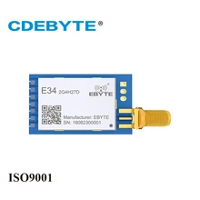 E34-2G4H27D частота скачка UART nRF24L01P 2,4 ГГц 27dBm SMA разъем IoT uhf беспроводной приемопередатчик nRF24L01+ PA 2,4g rf модуль