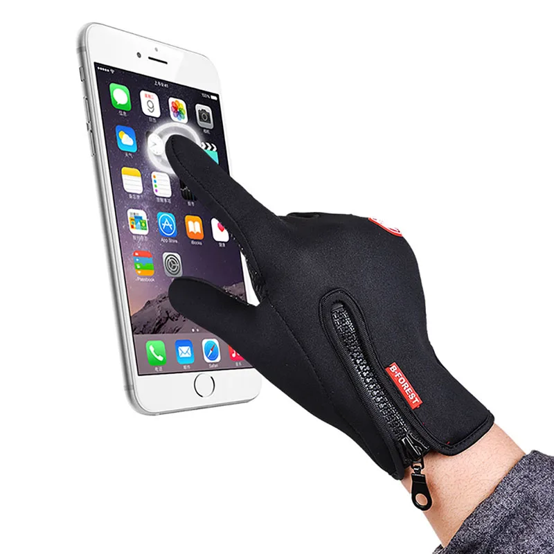 Winter Women and Men font b Gloves b font Touch Screen Windproof Thermal Outdoor font b