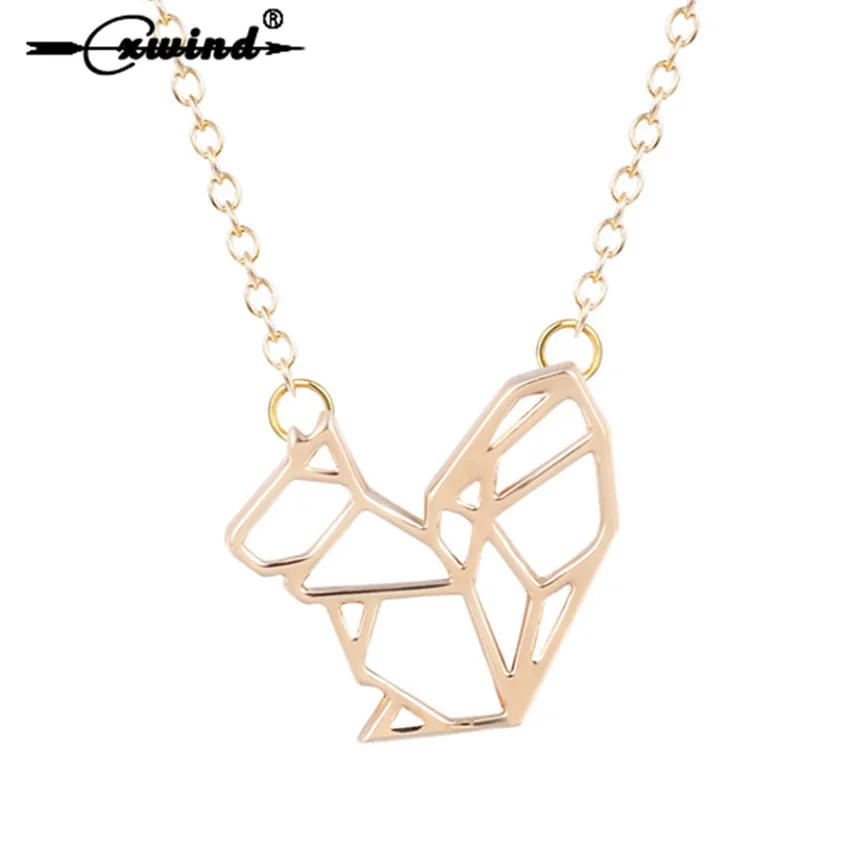Cxwind Charm Chipmunk Squirrel Necklace Jewelry For Women Cute Squirrels Animal Pendants &amp Necklaces Boho Chic Collier | Украшения и
