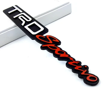 

3D Aluminium Alloy TRD Sportivo Car Sticker Emblem Badge Car Styling for toyota Racing Car Logo JDM