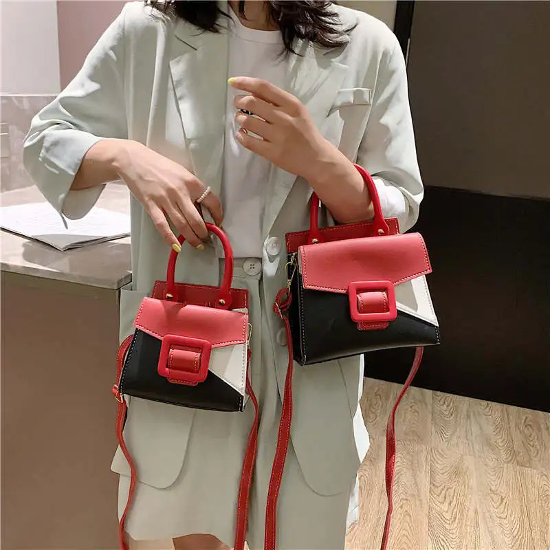 YASICAIDI الأزياء قابل للتعديل حزام الكتف حقائب الصلبة اللون بو الجلود جيب للهاتف الخليوي النساء Crossbody حقيبة كيس الرئيسي فام