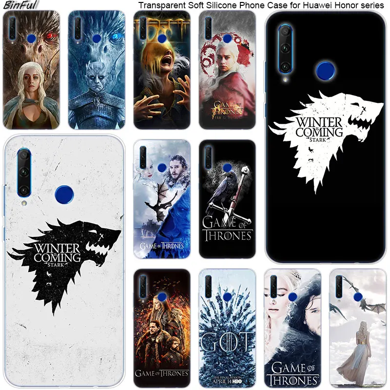 

Game of Throne conquest Soft Silicone Phone Case for Huawei Honor 20 20i 10 9 8 Lite 8X 8C 8A 8S 7S 7A Pro View 20 Fashion Cover