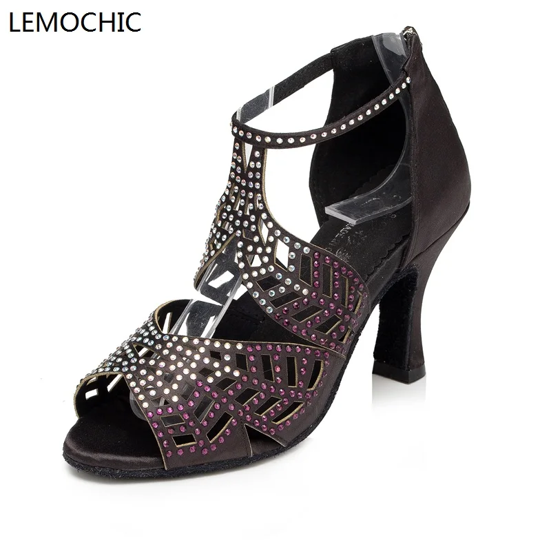 

LEMOCHIC ladies best seller genuine leather rumba samba latin tango jazz cha cha pole salsa ballroom pointe dancing shoes