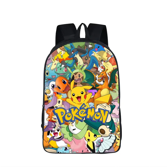 Anime Pokemon Go Backpack For Teenagers Girls Boys School Bags Pikacun