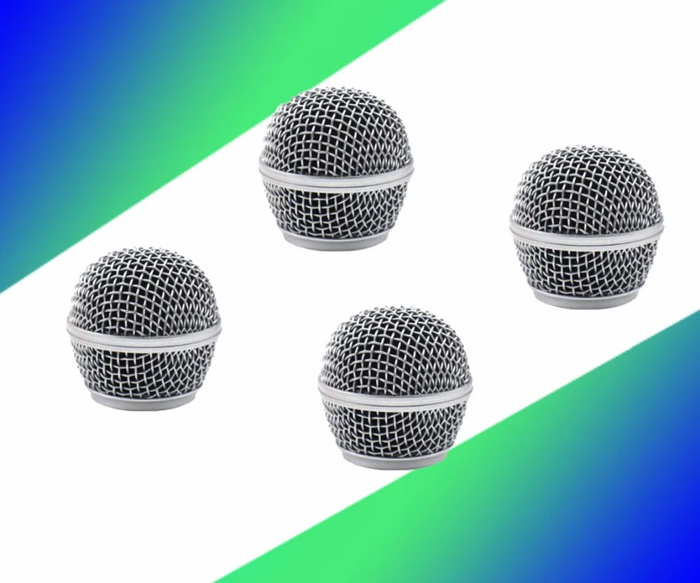 4 шт. сменные сетчатые Аксессуары Для Shure SM 58 SM58S SM58LC|microphone grill|microphone replacementquality