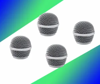 

4PCS High Quality Replacement Ball Head Mesh Microphone Grille for Shure SM 58 SM58S SM58LC Accessories