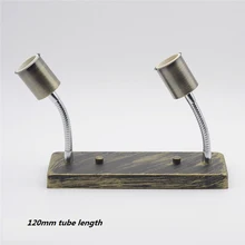 Винтаж Лофт прямоугольник E27 патрон для лампы держатель 2 головки настенный для Гостиная Спальня прикроватная домашний декор, кофейный магазин