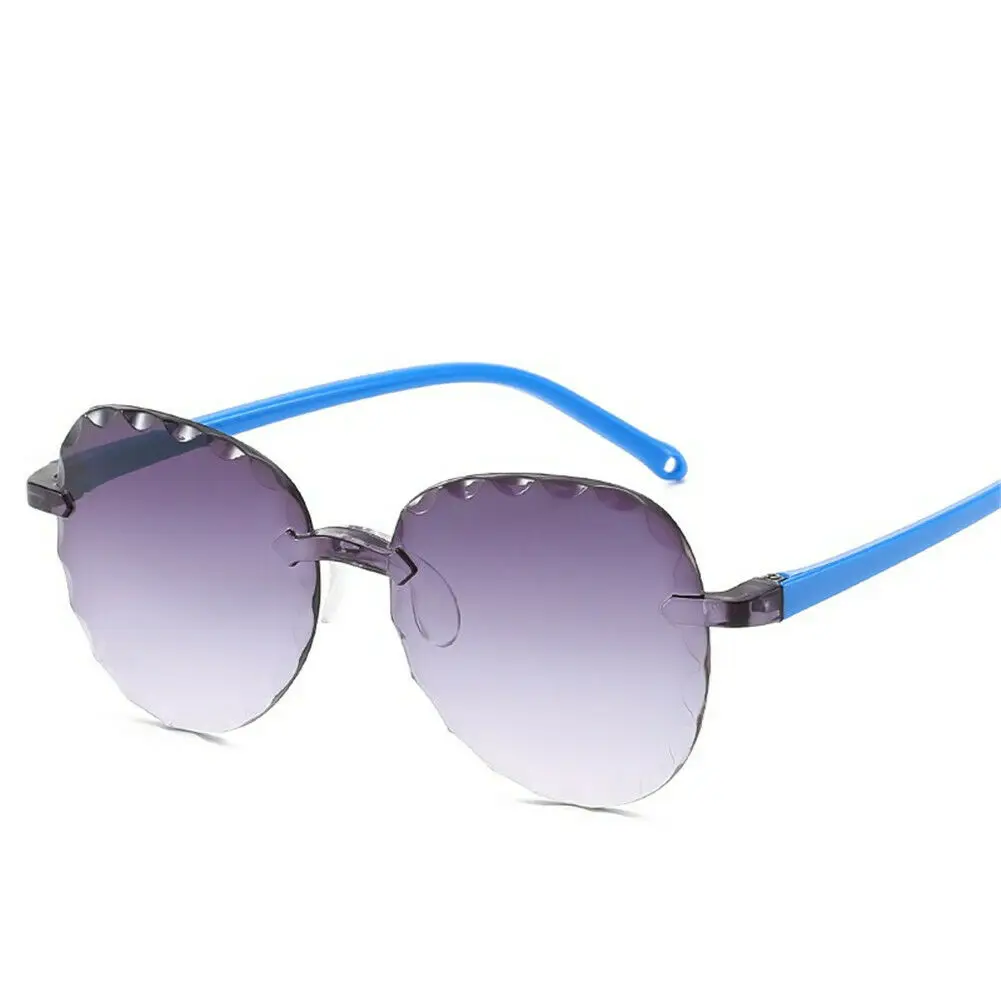 Детские летние аксессуары, детские солнцезащитные очки для девочек, солнцезащитные очки для отдыха, защита от солнца, UV400 солнцезащитные очки, детский реквизит, подарок - Цвет: 602004 B