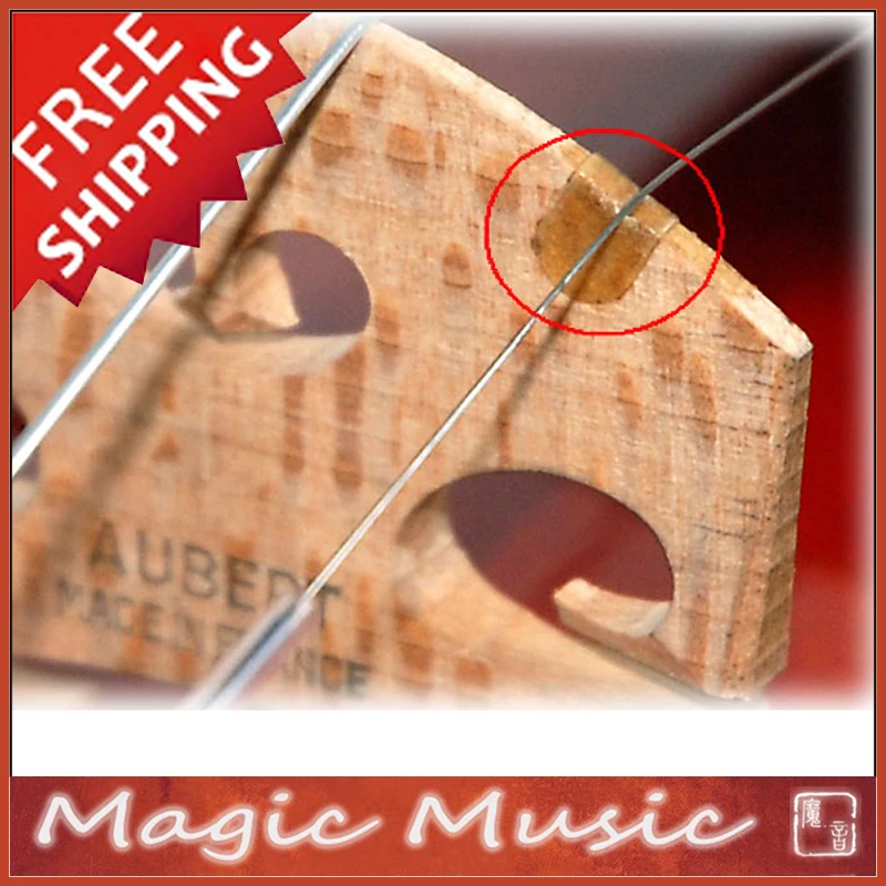 PEDI Violin Viola Bridge Protector Used for E String, 100 Cabretta