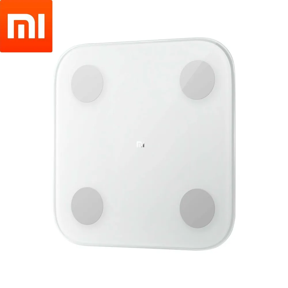 Смарт весы Xiaomi Mijia с Bluetooth 5 0 для определения веса жира в теле со светодиодным