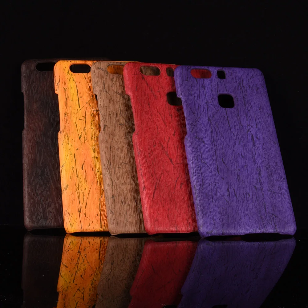 New arrival For Huawei P9 Plus VIE-L09 Case Vintage Wood PU Leather PC hard Cover DUAL VIE-AL10 hone Cases | Мобильные телефоны и