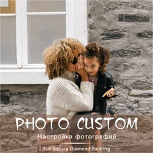 SaShiKo портрет фото на заказ Алмазная картина Полная площадь изображение горного хрусталя DIY Алмазная мозаика Алмазная вышивка распродажа