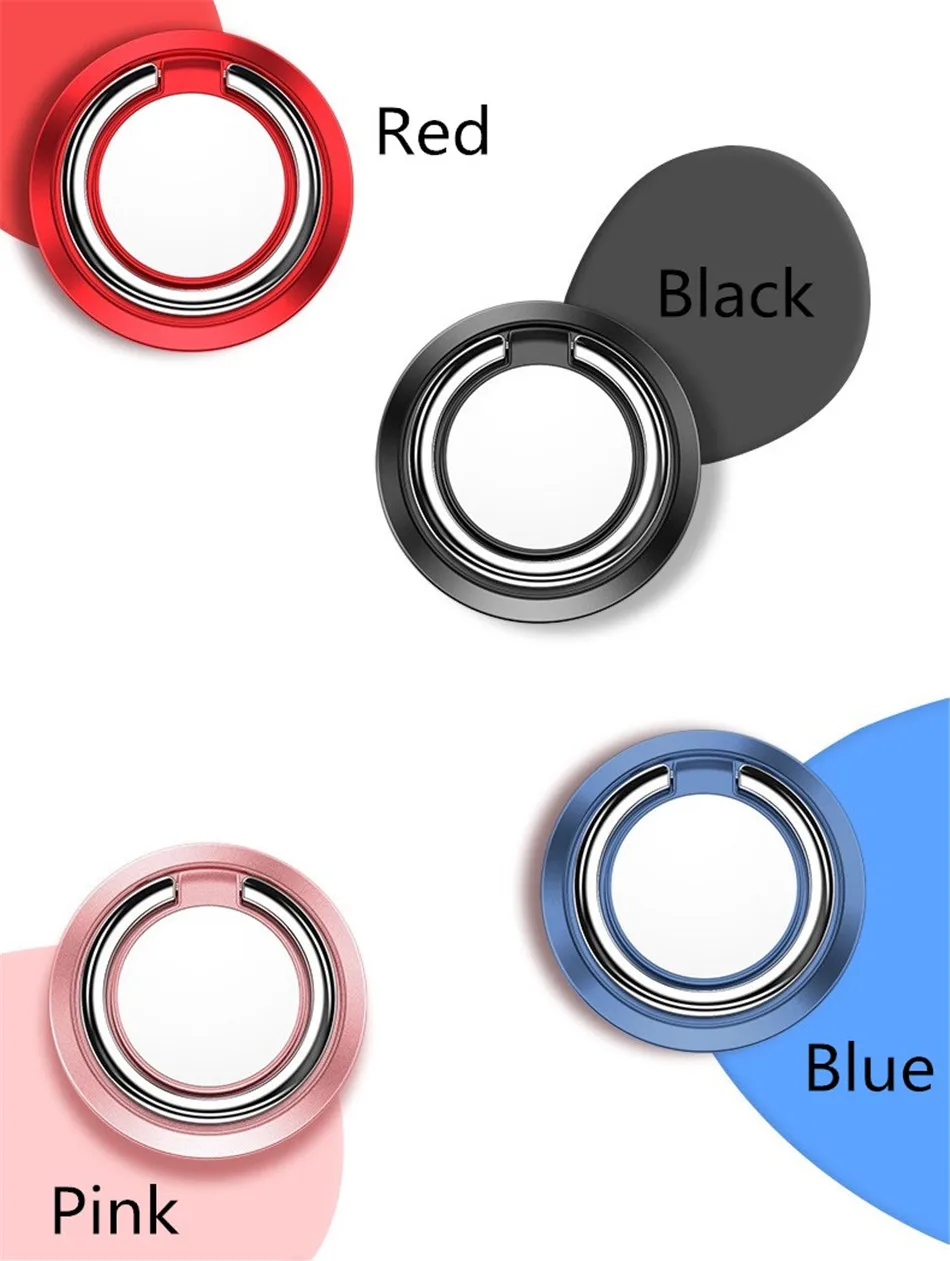 Универсальный магнитный держатель для телефона ACCEZZ, вращающееся на 360 градусов кольцо-подставка для iphone, huawei, Xiaomi, Oppo, поддерживающий кронштейн для телефона