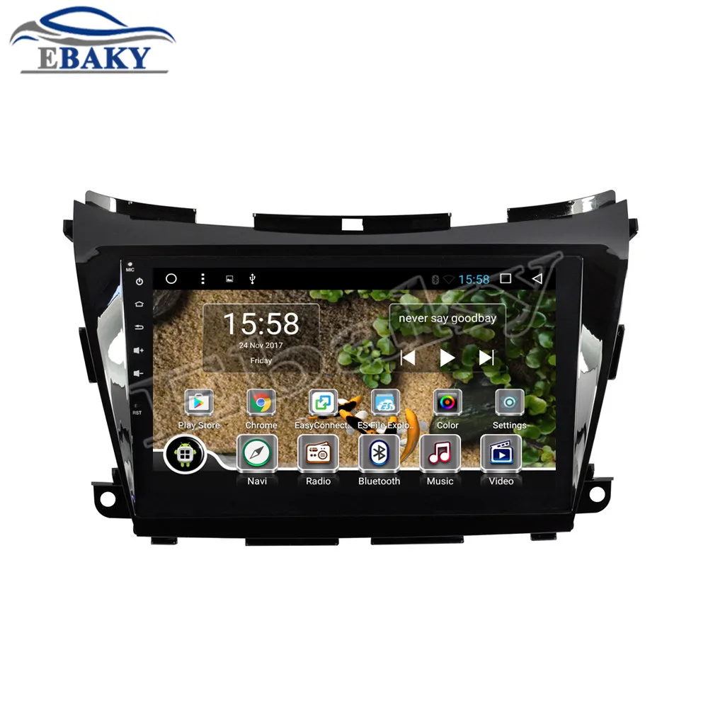 Perfect NaviTopia 10.1inch 1GB/2GB RAM Quad Core/Octa Core Android 7.1/8.1 Car DVD Radio for Nissan Murano 2015 with GPS/wifi/maps 1