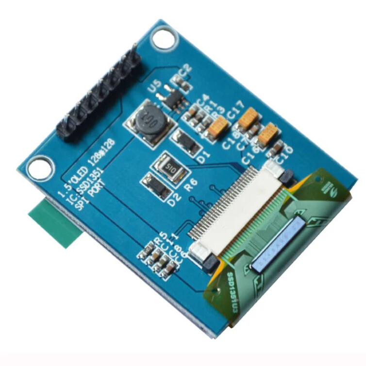 Цветной OLED дисплей 1 5 дюйма модуль SSD1351 128X128 RGB SPI для 51 STM32 Arduino FZ2209|resolution| |