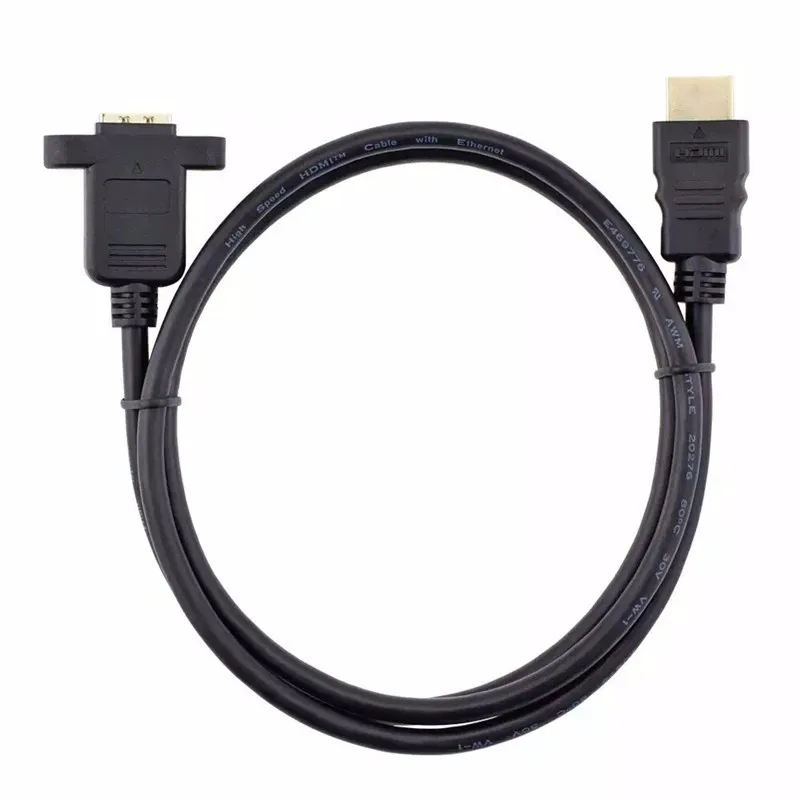 5 шт./лот Кабель HDMI папа hdmi Тип A мама Удлинительный кабель 19pin 3D с винтом
