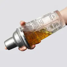 Стеклянный шейкер из нержавеющей стали креативная шкала формула Коктейль Мартини барный шейкер поставки инструменты для барменов Бар инструменты 400 мл