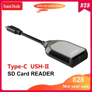 

Original Sandisk Extreme PRO SD Card reader usb 3.0 Type-C SD Card UHS-II Memory Card Reader Suitable for MAC /Windows computers