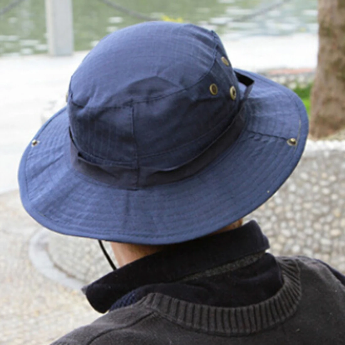 Hot Sale Wide Brim Bucket Hat Camping Fishing Sunshade Hats Traveling Hiking Bonnie Hat With