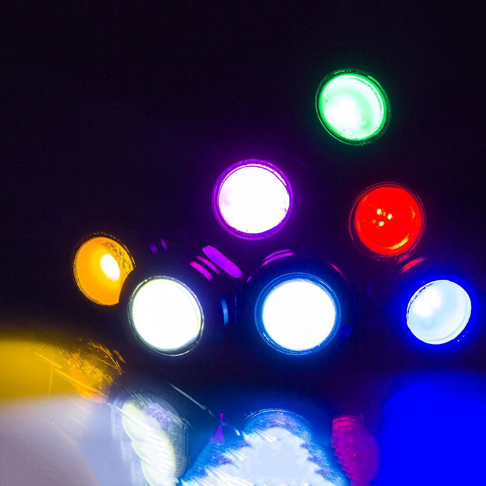 2pcs/pack Parking light 23mm Eagle Eye led car lights DRL Daytime