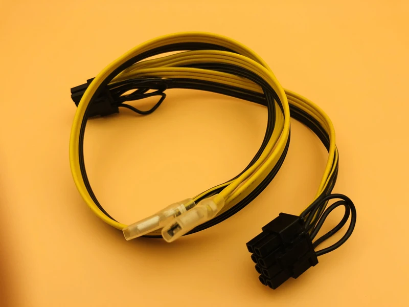 PCIE Video Card Power Cable Dual 8pin (6+2) Splitter Power Supply Wire 250 Female Terminal 18AWG Cables for ETH BTC Miner Mining