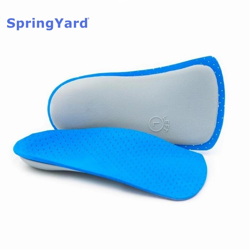

SpringYard Nylon+EVA Orthopedic Insoles Flat Feet Arch Support Half Shoe Pad Breathable Stable for Men Women Foot Care