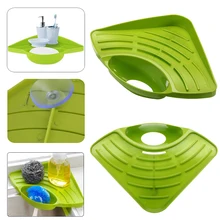 Мыльница для ванной комнаты губки присоска Тип падение Sundry держатель рамки Бытовая треугольная полка кухонная раковина штатив Многофункциональный