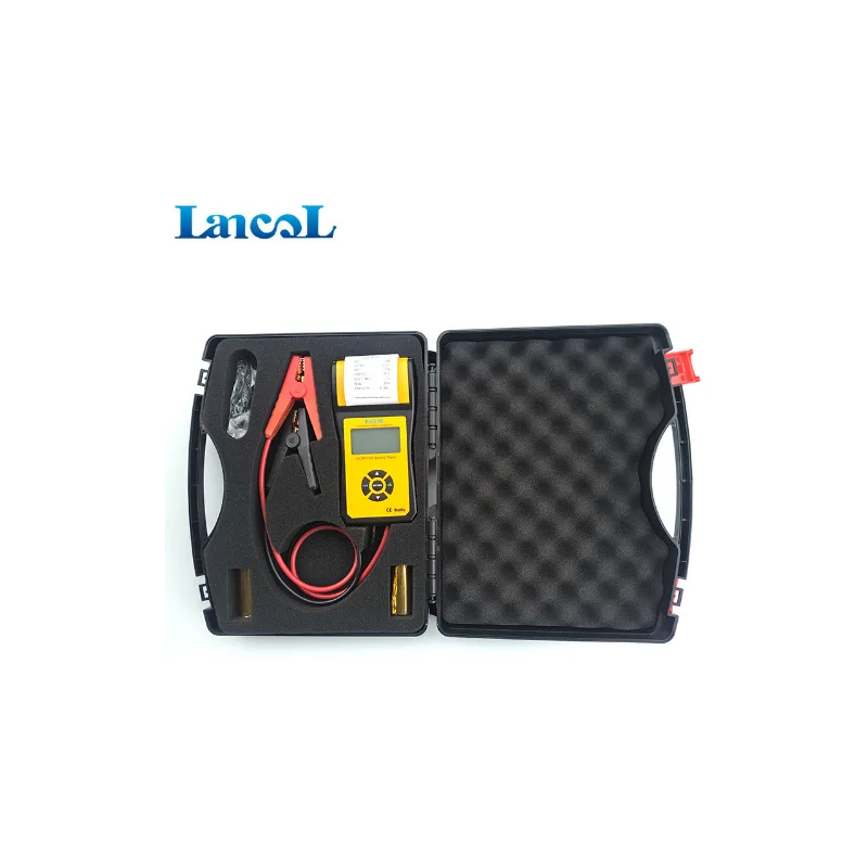LANCOL MICRO-300Digital автомобильный тестер нагрузки батареи с принтером 2000CCA 200ah 12V автомобильный диагностический инструмент проверка емкости батареи