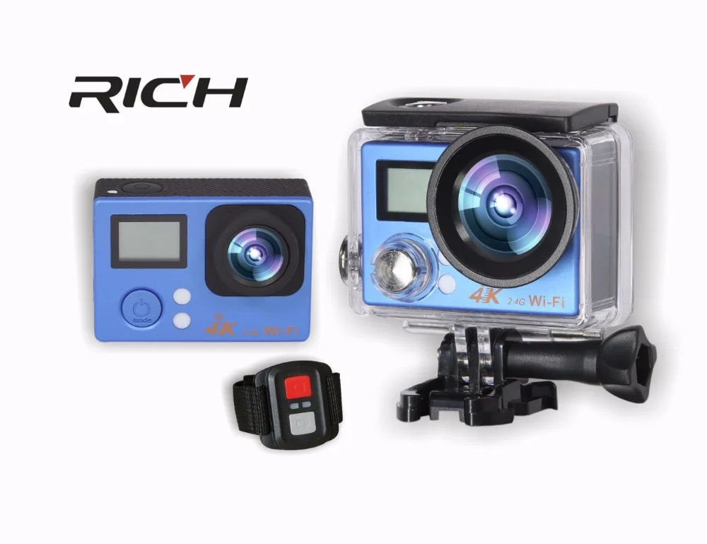 

DHL 5pcs/lot S200DR 4K Action Camera 2.0 Double LCD Display 16MP Sports WiFi Camera 30M Waterproof 170 angle HDMI sport camera