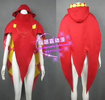 

The Legend of Zelda Ghirahim Halloween Red Cloak/Cape Cosplay CostumeJ001