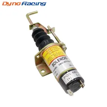 Fuel Shut Off Solenoid valve 1502 12V Fuel Shutdown Shut Off Solenold Lister Petter LPW LPWS LPWT Engine Genset 366-07197 solenoid 307 1356 for 1502 12v for onan generator